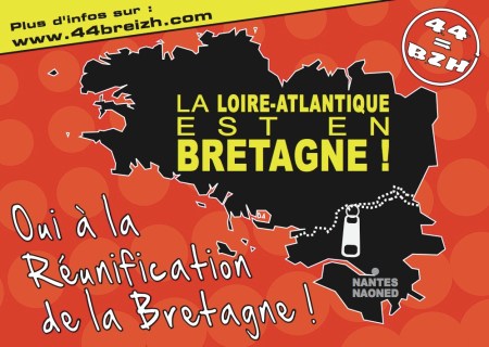 Oui à la réunification de la Bretagne !